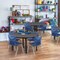 Regency Round Mobile Tables, 42 W, 42 L, 23-34 H, Wood, Metal, Grey TB42RNDGYAPCBK - alternate 4